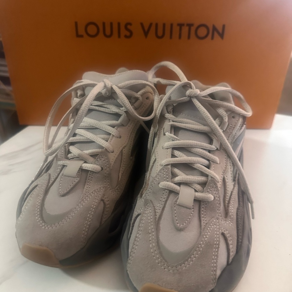 YEEZY Gray Athleisure Sneakers
